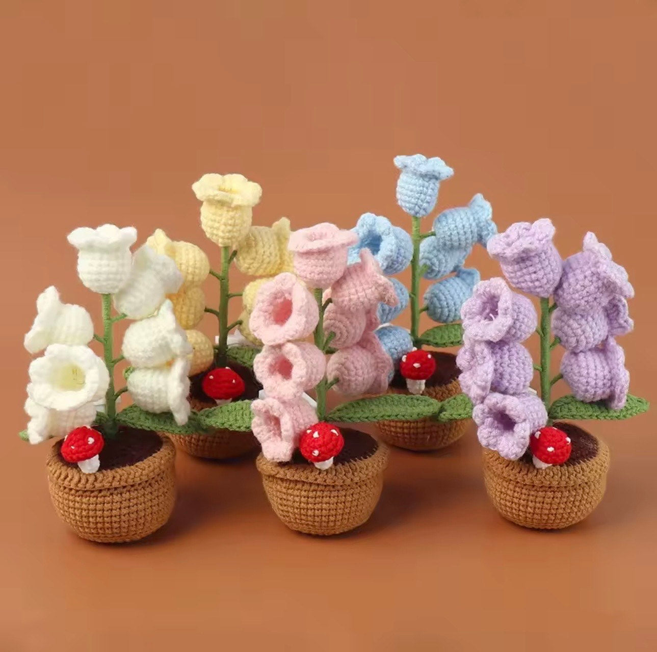 Handmade Crochet Flower Lamp